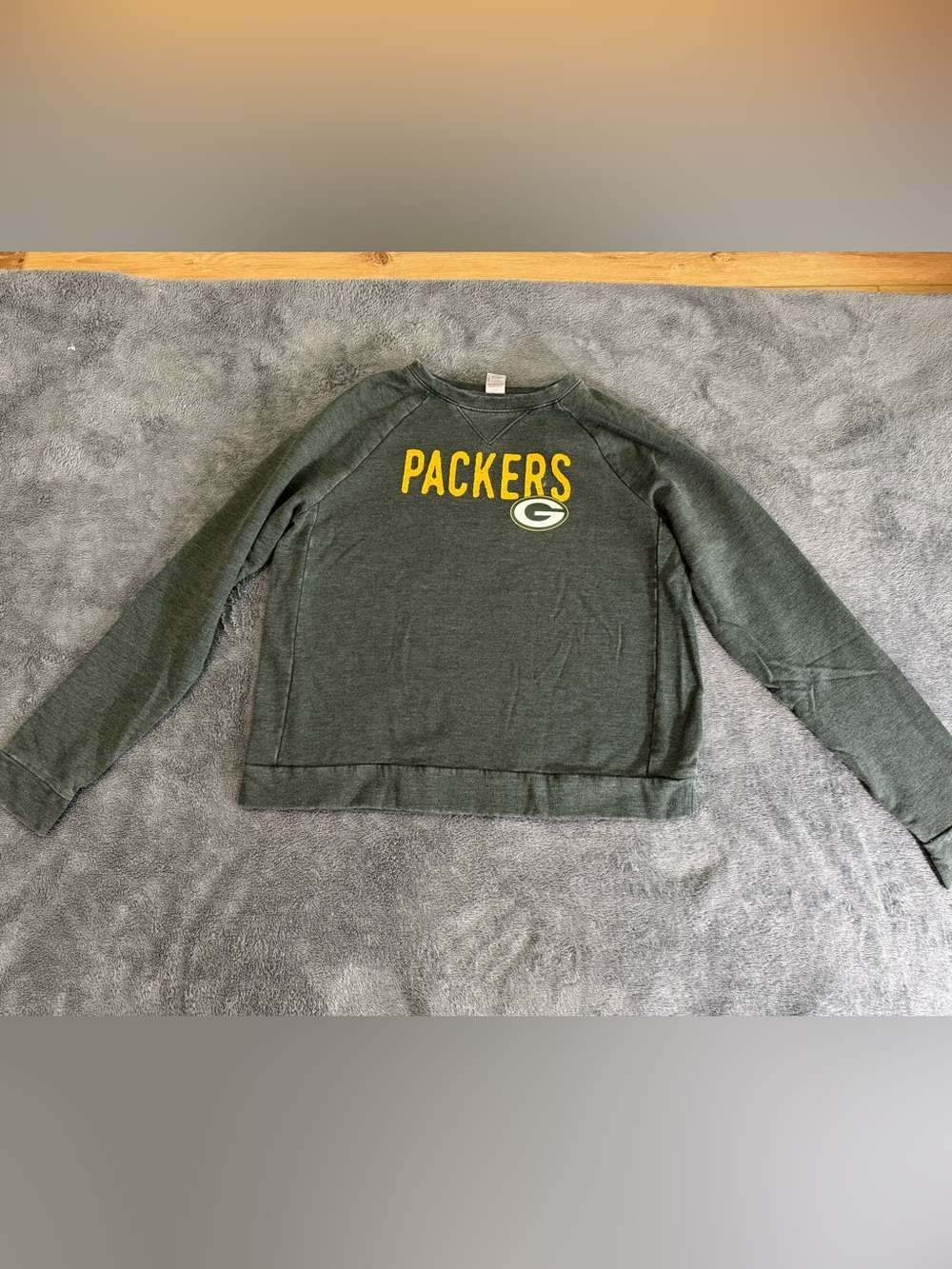 NFL Women’s Green Packers Graphic Crewneck Sweatshirt Size M